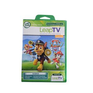 LeapFrog LeapTV Paw Patrol Science Learning Game For Pre-K To Kindergarten Kids